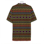 Vintage Ethnic Pattern Print Hawaiian Shirt