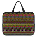 Vintage Ethnic Pattern Print Laptop Sleeve With Handle