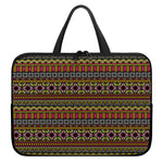 Vintage Ethnic Pattern Print Laptop Sleeve With Handle