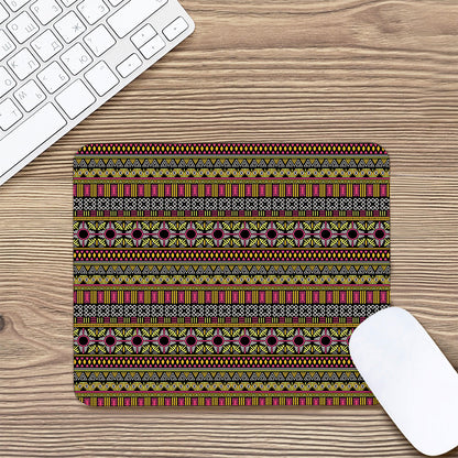 Vintage Ethnic Pattern Print Mouse Pad