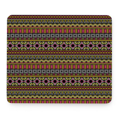 Vintage Ethnic Pattern Print Mouse Pad