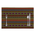 Vintage Ethnic Pattern Print Placemat