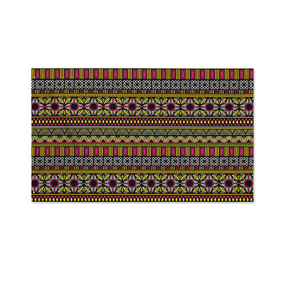 Vintage Ethnic Pattern Print Polyester Flag