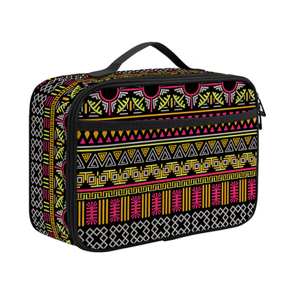 Vintage Ethnic Pattern Print Portable Lunch Bag