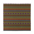 Vintage Ethnic Pattern Print Silk Bandana