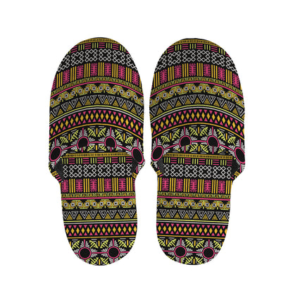 Vintage Ethnic Pattern Print Slippers