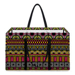 Vintage Ethnic Pattern Print Utility Tote Bag