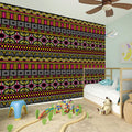 Vintage Ethnic Pattern Print Wall Sticker