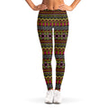 Vintage Ethnic Pattern Print Women's Leggings