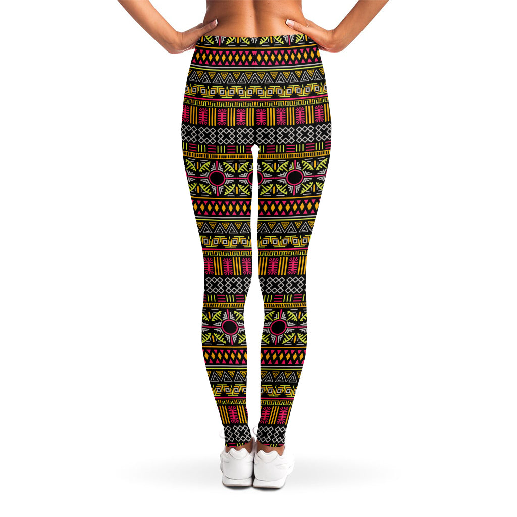 Vintage Ethnic Pattern Print Women's Leggings