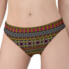 Vintage Ethnic Pattern Print Women's Panties