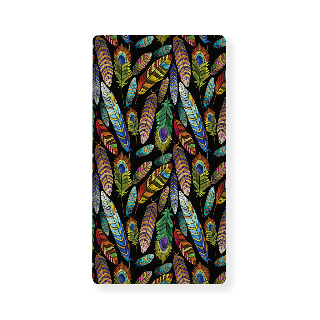 Vintage Feather Pattern Print Baby Crib Sheet