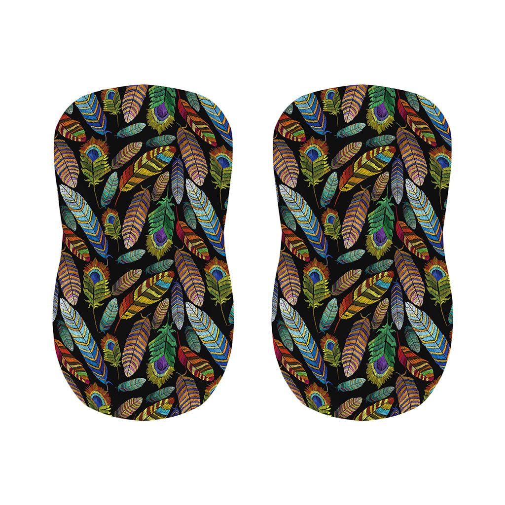 Vintage Feather Pattern Print Bar Stool Covers