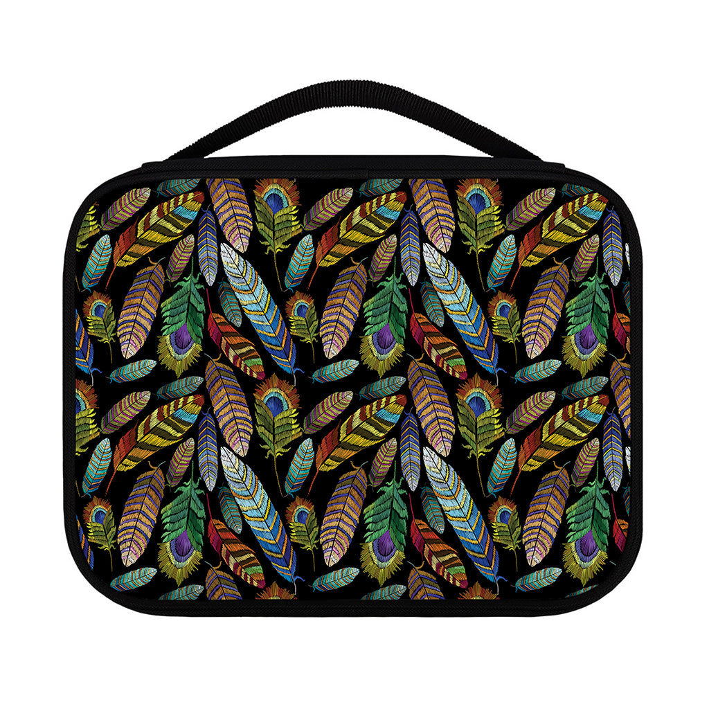 Vintage Feather Pattern Print Classic Bible Case
