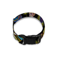 Vintage Feather Pattern Print Dog Collar