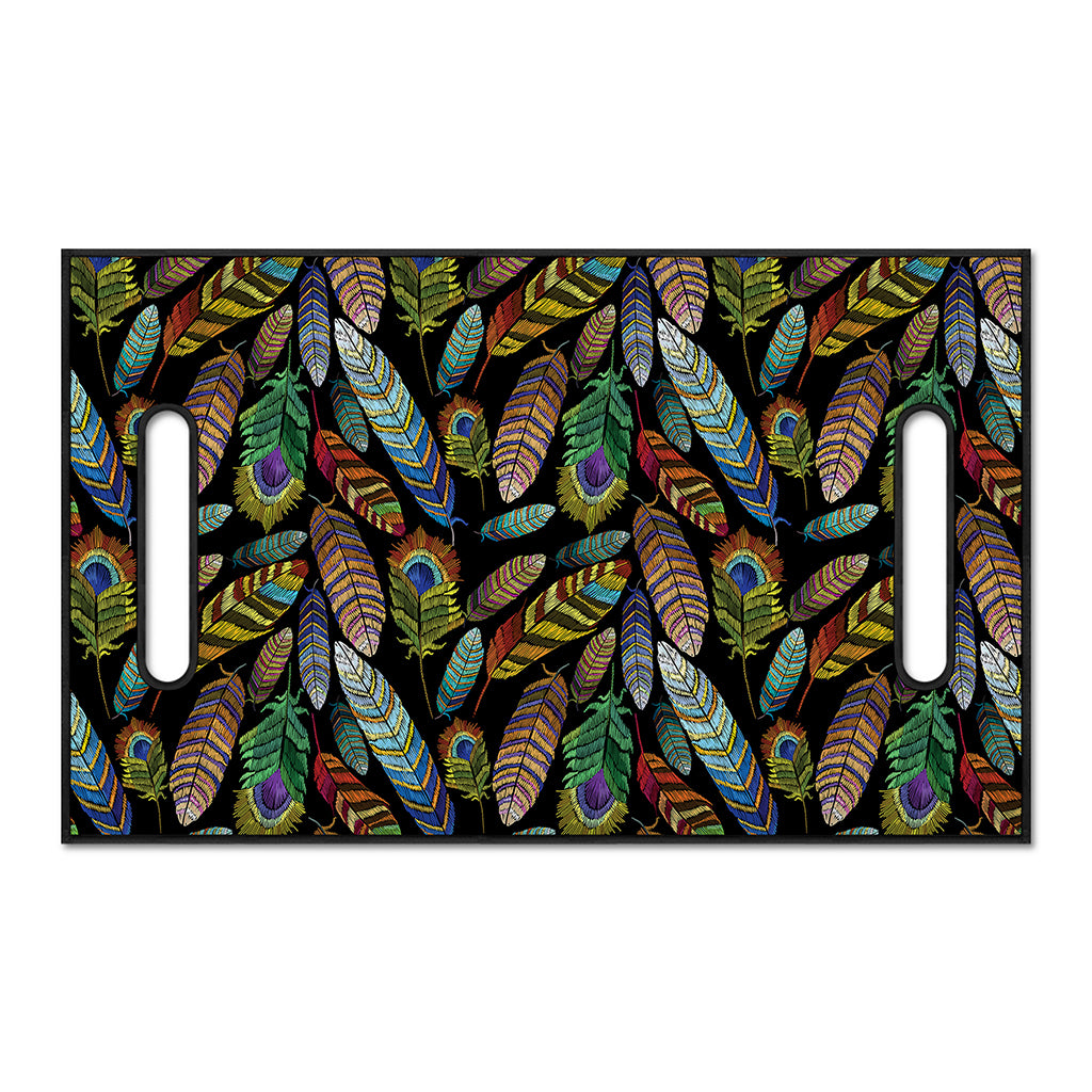 Vintage Feather Pattern Print Golf Cart Seat Cover