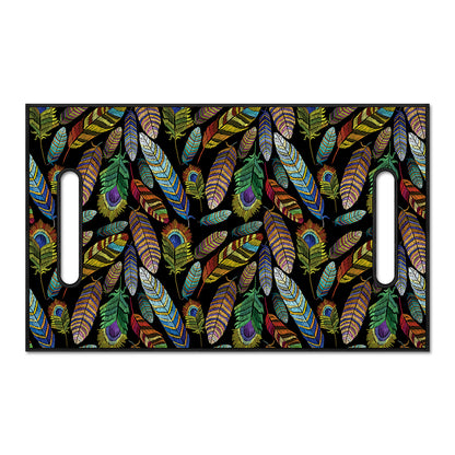 Vintage Feather Pattern Print Golf Cart Seat Cover