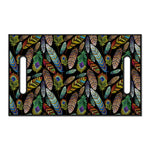 Vintage Feather Pattern Print Golf Cart Seat Cover
