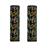 Vintage Feather Pattern Print Handle Covers