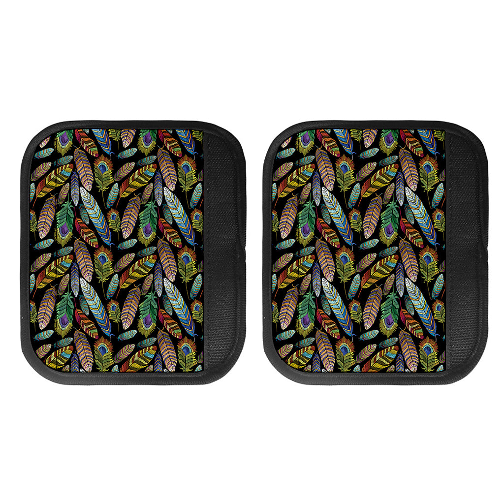 Vintage Feather Pattern Print Handle Covers