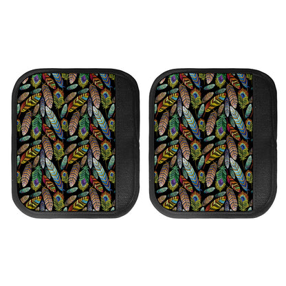 Vintage Feather Pattern Print Handle Covers