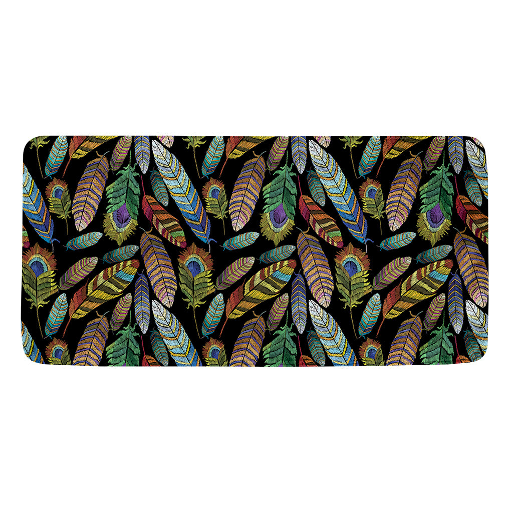 Vintage Feather Pattern Print Towel