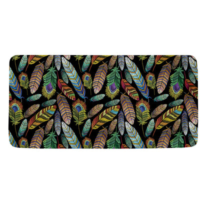 Vintage Feather Pattern Print Towel