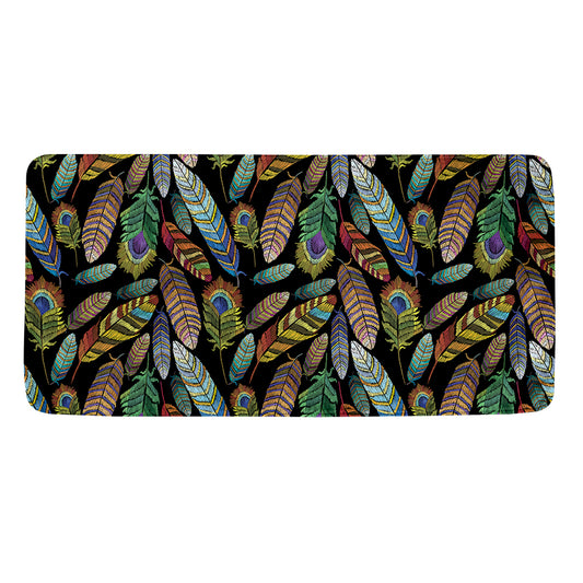 Vintage Feather Pattern Print Towel