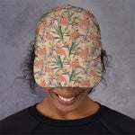 Vintage Flamingo Pattern Print Baseball Cap