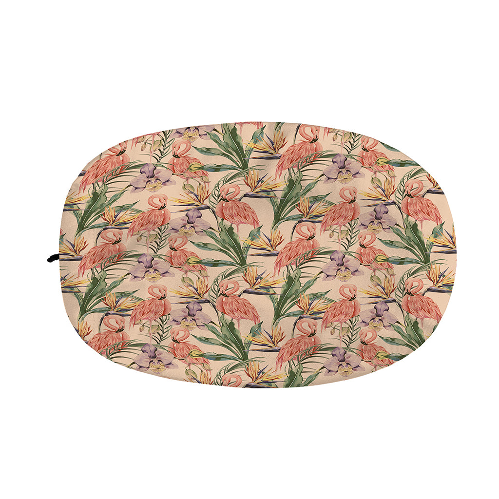 Vintage Flamingo Pattern Print Car Side Mirror Covers