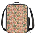 Vintage Flamingo Pattern Print Crossbody Lunch Bag