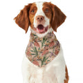 Vintage Flamingo Pattern Print Dog Bandana