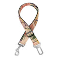 Vintage Flamingo Pattern Print Dog Seat Belt