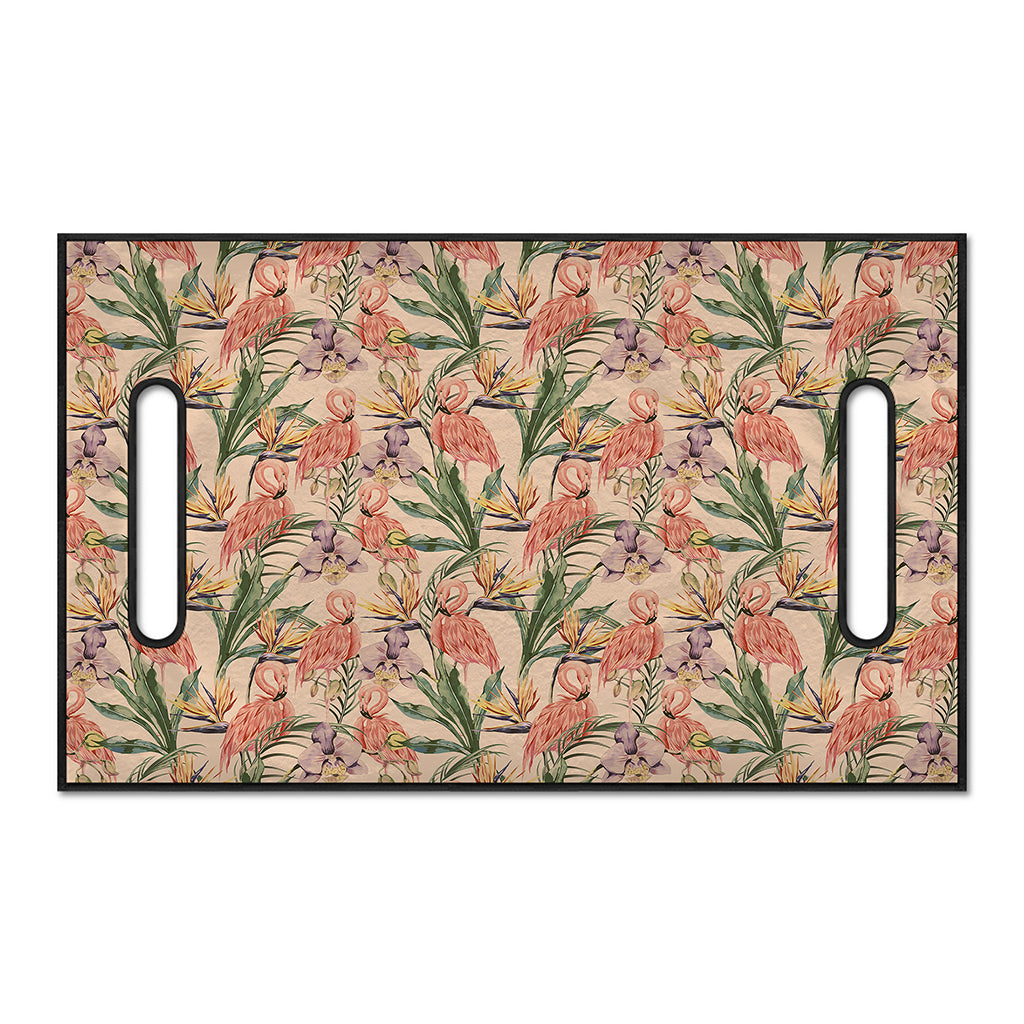 Vintage Flamingo Pattern Print Golf Cart Seat Cover