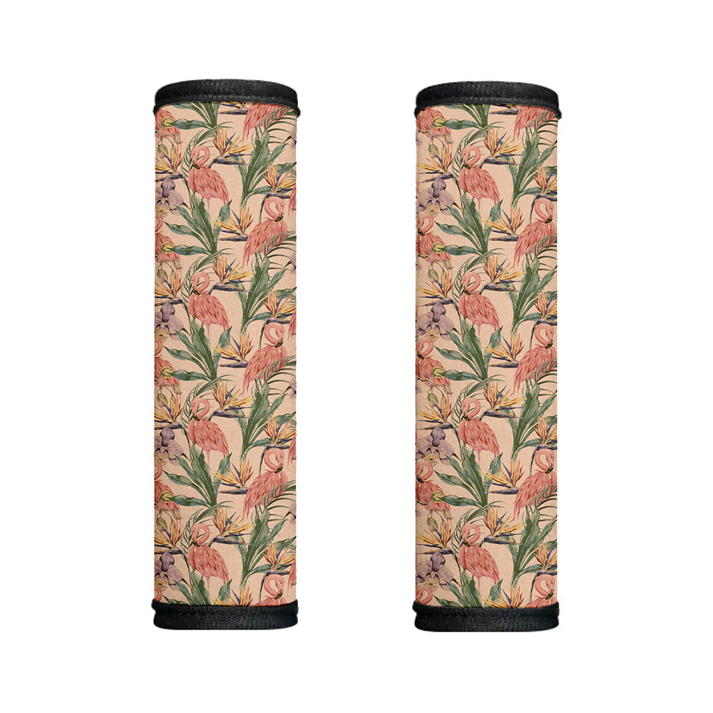 Vintage Flamingo Pattern Print Handle Covers