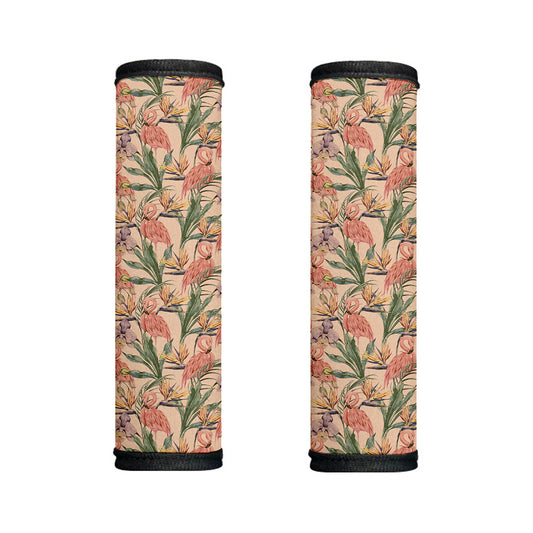 Vintage Flamingo Pattern Print Handle Covers