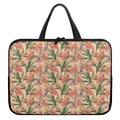 Vintage Flamingo Pattern Print Laptop Sleeve With Handle