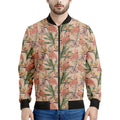 Vintage Flamingo Pattern Print Men's Bomber Jacket
