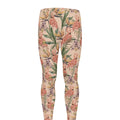 Vintage Flamingo Pattern Print Men's Leggings