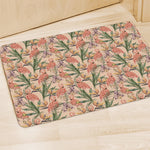 Vintage Flamingo Pattern Print Polyester Doormat