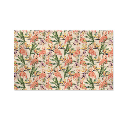 Vintage Flamingo Pattern Print Polyester Flag