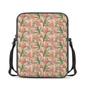 Vintage Flamingo Pattern Print Rectangular Crossbody Bag