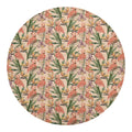 Vintage Flamingo Pattern Print Round Blanket