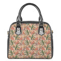 Vintage Flamingo Pattern Print Shoulder Handbag