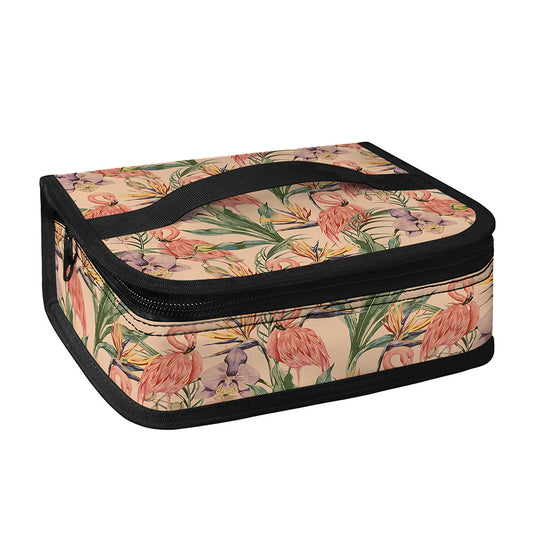 Vintage Flamingo Pattern Print Small Lunch Bag