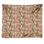 Vintage Flamingo Pattern Print Tapestry