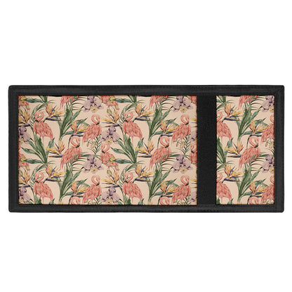 Vintage Flamingo Pattern Print Trifold Wallet