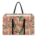 Vintage Flamingo Pattern Print Utility Tote Bag