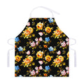 Vintage Floral Flower Pattern Print Adjustable Apron