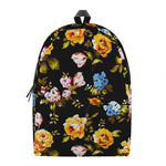 Vintage Floral Flower Pattern Print Backpack
